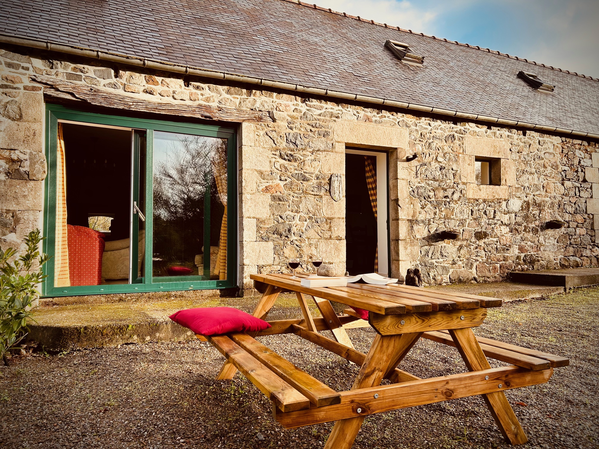 tuin gite vakantiehuis Chouette